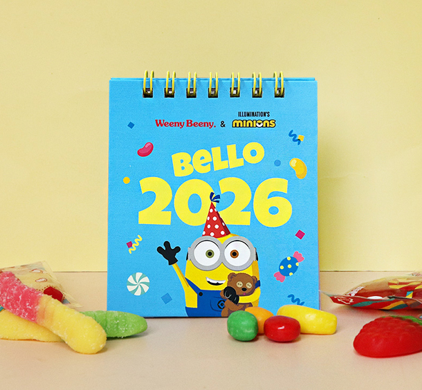 2026미니언즈 미니캘린더세트